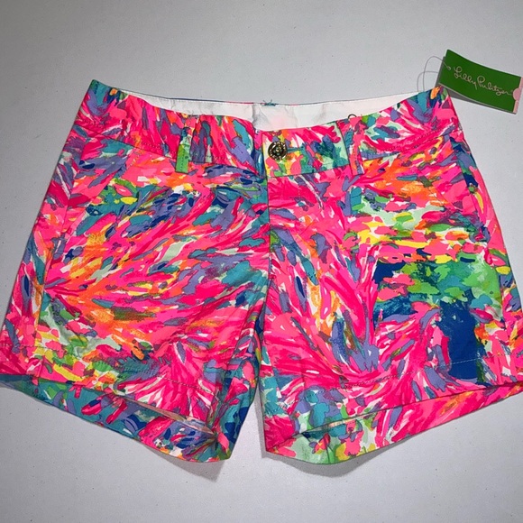 Lilly Pulitzer Callahan Shorts Palm Beach Coral 🦄 - Picture 8 of 15
